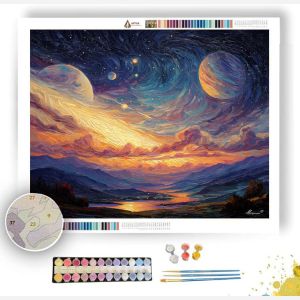 CELESTIAL DREAMSCAPE - Paint by Numbers Full Kit
