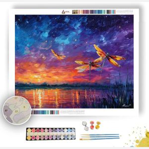 DRAGONFIREFLY SKY - Paint by Numbers Full Kit