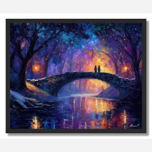 ELVEN BRIDGE CROSSING - FRAMED