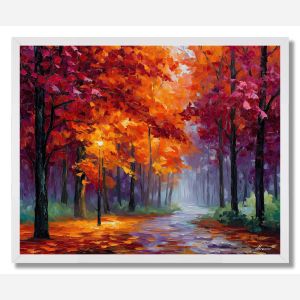 FALLEN LEAF PATH - FRAMED