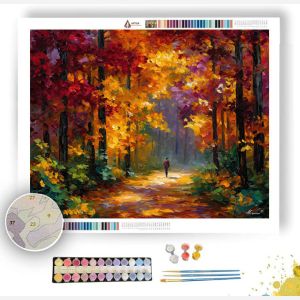 AUTUMN FOREST PATH - Paint by Numbers Full Kit