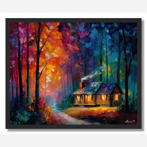 COZY CABIN FALL - FRAMED