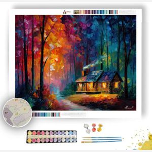 COZY CABIN FALL - Paint by Numbers Full Kit