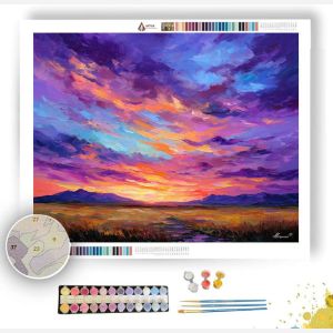 GOLDEN PRAIRIE SKY - Paint by Numbers Full Kit