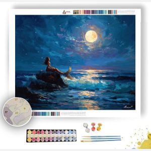 MOONLIT MERMAID - Paint by Numbers Full Kit