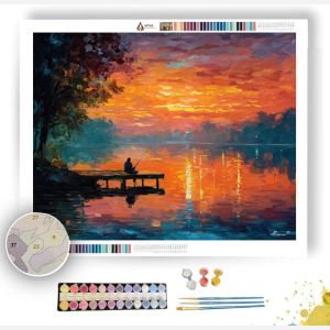 LAKEFRONT SERENITY - Paint by Numbers Full Kit