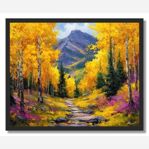 ASPEN AUTUMN TRAIL - FRAMED