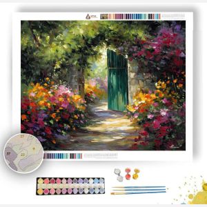 SECRET GARDEN GATE - Paint by Numbers Full Kit