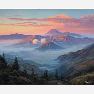 INDONESIAN VOLCANO DAWN