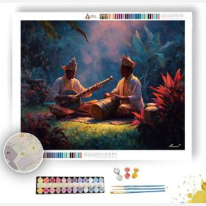 BALI NIGHT SONG - Paint by Numbers Full Kit