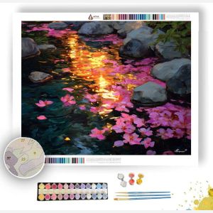 JAPAN SPRING STREAM - Paint by Numbers Full Kit