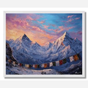 NEPAL HIMALAYA LIGHT - FRAMED