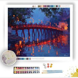 HANOI BRIDGE GLOW - Paint by Numbers Full Kit