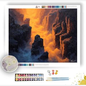 CHINESE GORGE LIGHT - Paint by Numbers Full Kit