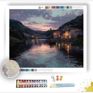 PORTUGUESE RIVER SONG - Paint by Numbers Full Kit