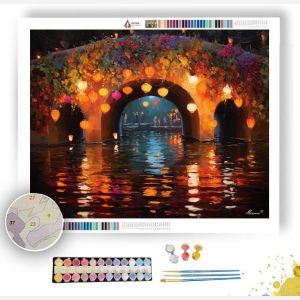 VIETNAMESE FESTIVAL BRIDGE - Paint by Numbers Full Kit