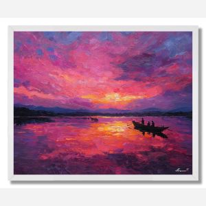 VIETNAM MEKONG SUN - FRAMED