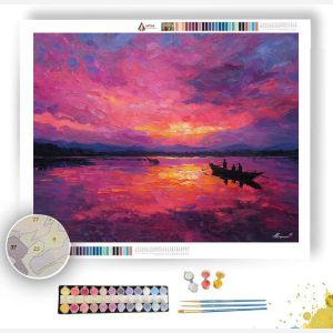 VIETNAM MEKONG SUN - Paint by Numbers Full Kit