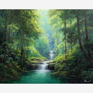 THAI JUNGLE WATERFALL