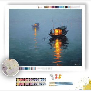 VIETNAMESE FISHER LIGHT - Paint by Numbers Full Kit