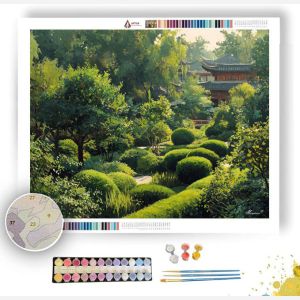 CHINESE TEA GARDEN - Paint by Numbers Full Kit