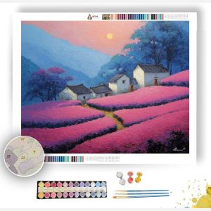 CHINESE HILLSIDE LIGHT - Paint by Numbers Full Kit