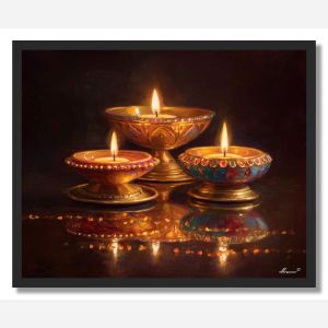 INDIAN DIWALI LIGHTS - FRAMED
