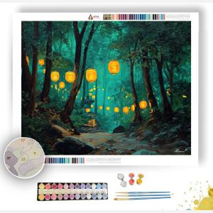KOREAN FOREST SUN - Paint by Numbers Full Kit