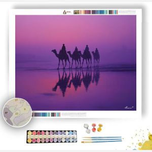 INDIAN DESERT TWILIGHT - Paint by Numbers Full Kit