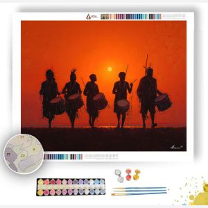 INDIAN SUNSET PARADE - Paint by Numbers Full Kit