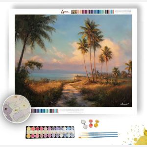 THAI COAST ROAD - Paint by Numbers Full Kit