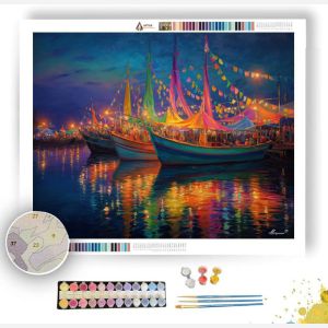 MALAYSIAN COAST CELEBRATION - Paint by Numbers Full Kit