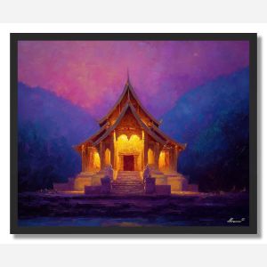 THAI HILL TEMPLE - FRAMED