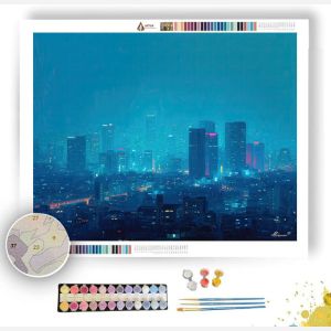 SEOUL CITY SKY - Paint by Numbers Full Kit