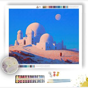 CHINESE MOON TEMPLE - Paint by Numbers Full Kit