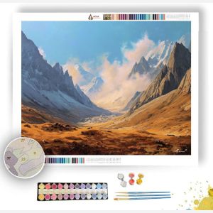 PAKISTAN VALLEY SKY - Paint by Numbers Full Kit