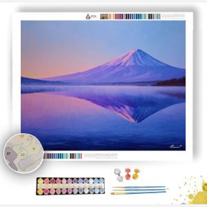 LAKE FUJI MIRROR - Paint by Numbers Full Kit