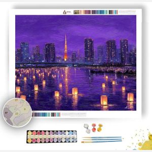 TOKYO MIDNIGHT PARADE - Paint by Numbers Full Kit