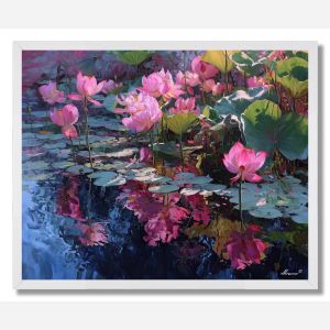 CHINESE WATER GARDEN - FRAMED