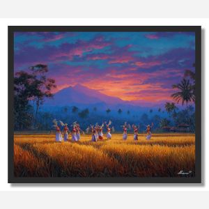 BALI HARVEST CELEBRATION - FRAMED