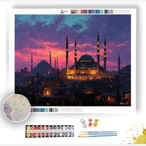 ISTANBUL GOLDEN DOME - Paint by Numbers Full Kit