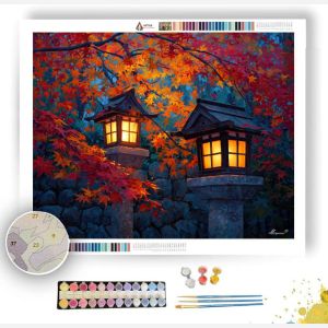 KYOTO EVENING GARDEN - Paint by Numbers Full Kit
