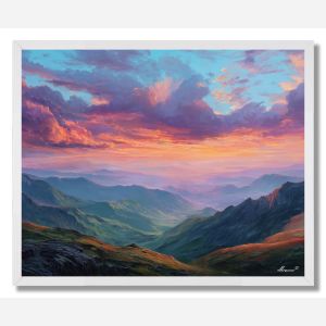 EUROPEAN HORIZON LIGHT - FRAMED