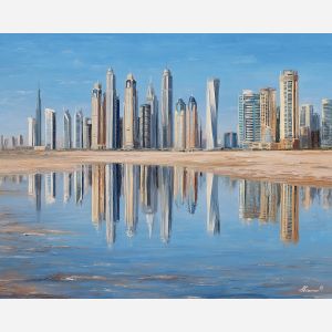 DUBAI SKYLINE REFLECTION