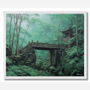 CHINESE FOREST RAIN - FRAMED