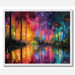 SINGAPORE GARDEN LIGHT - FRAMED