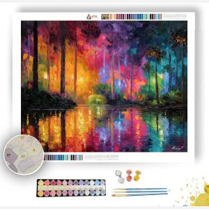 SINGAPORE GARDEN LIGHT - Paint by Numbers Full Kit