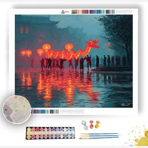 CHINESE NEW YEAR DANCE - Paint by Numbers Full Kit