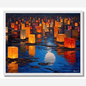 CHINESE MOON FESTIVAL - FRAMED