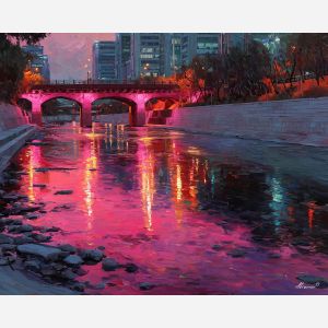 SEOUL EVENING REFLECTIONS